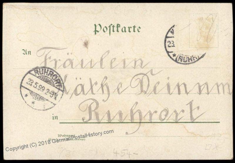 Germany Empire WWI Muehlheim an der Ruhr Garrison Litho Patriotic Postcard 70227