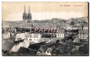 Old Postcard Quimper General view