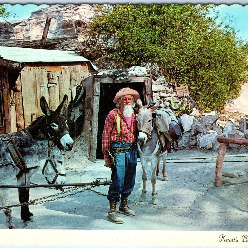 c1970s Buena Park, CA Old Prospector Knotts Berry Farm Amusement Park 4x6 PC M13
