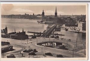 Sweden; Stockholm, View From Katarinah RP PPC, 1950 PMK to Wells GB 