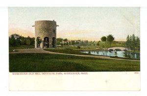 MA - Worcester. Institute Park, Old Mill