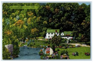 c1940's Chilhowee Inn Exterior Scene Walland Tennessee TN Posted Trees Postcard