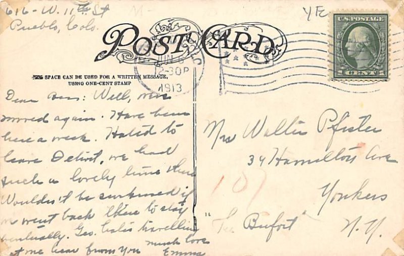 Public Library Denver CO USA Postcard