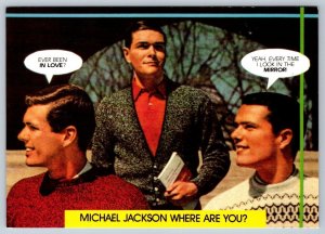 Michael Jackson Where Are You, Comic, Satire, 1988 Chick Pix Postcard #R174, NOS