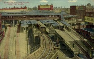 Dudley St. Elevated Station - Boston, Massachusetts MA
