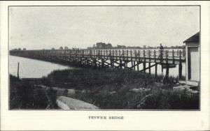 Fenwick CT Bridge c1910 Postcard