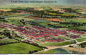 Pennsylvania Phoenixville Aerial View Valley Forge General Hospital 1954 Curt...
