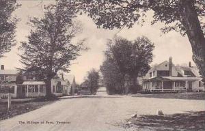 Vermont Peru Street Scene The Village Albertype