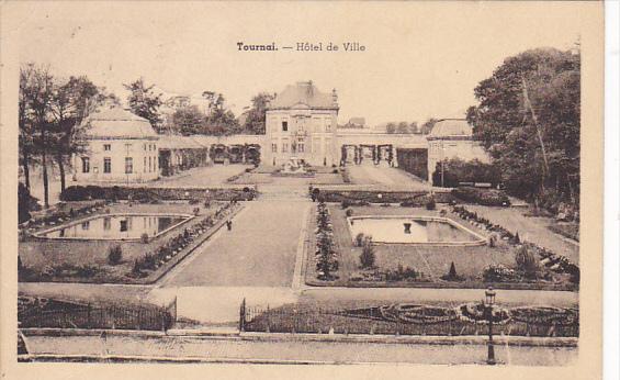 Belgium Tournai Hotel de Ville 1919