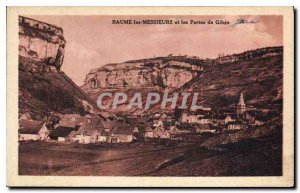 Old Postcard Baume les Messieurs and the gates of Gibeah