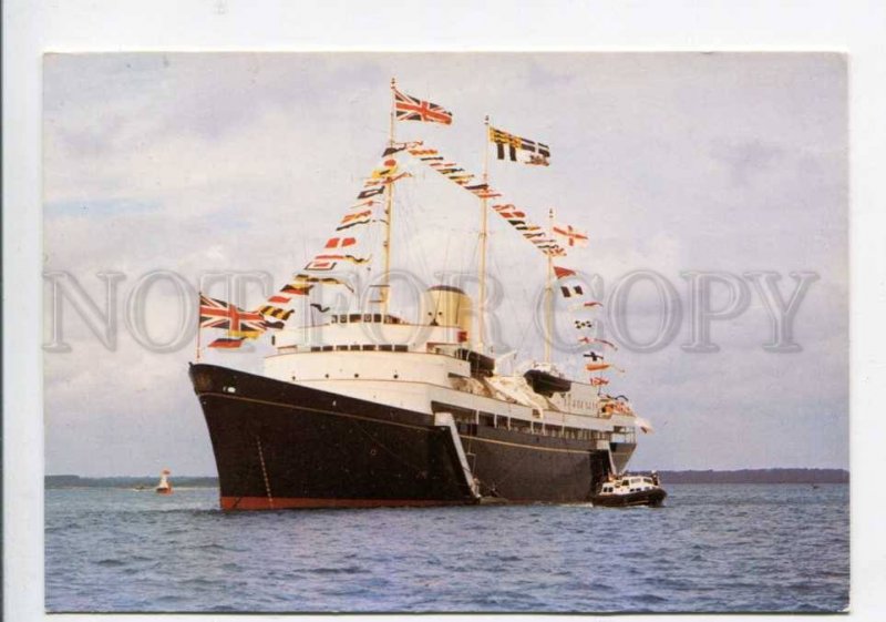 402007 UK ship Royal Yacht Britannia Old Dixon postcard