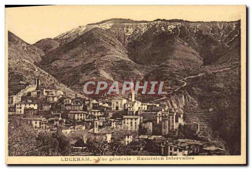 Postcard Old Luceram Vue Generale intervalley tour