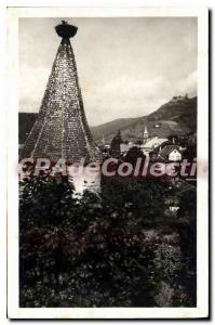 Old Postcard Ribeauville Old Tower With Stork Nest