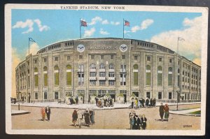 Mint USA Picture Postcard Baseball Team Yankee Stadium New York