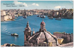 Dockyard Creek - Grand Harbor , MALTA ,  PU-1965