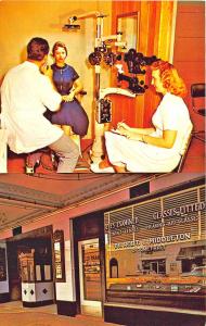 Columbus GA Albany Theatre Arcade Optometrist Doctor Duo View Postcard