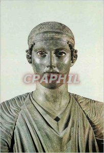 Postcard Modern Museum of Delphi The Charioteer (475 BC J C)