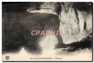Old Postcard Caves of Betharram The Elephant & # 39Elephant