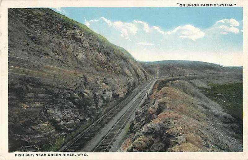 W/B Fish Cut near Green River Wyoming WY Union Pacific