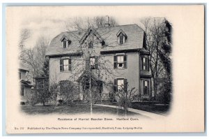 Residence House Of Harriet Beecher Stowe Hartford Connecticut CT Postcard 