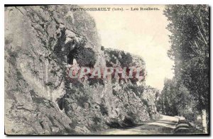 Postcard Old Fontgombault Indre Les Rochers