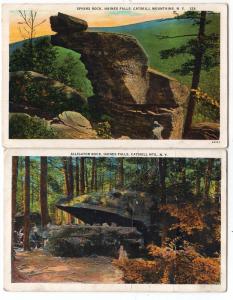 2 - Alligator & Sphinx Rock, Haines Falls, Catskill Mts NY