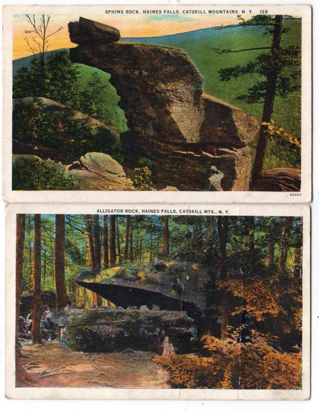 2 - Alligator & Sphinx Rock, Haines Falls, Catskill Mts NY