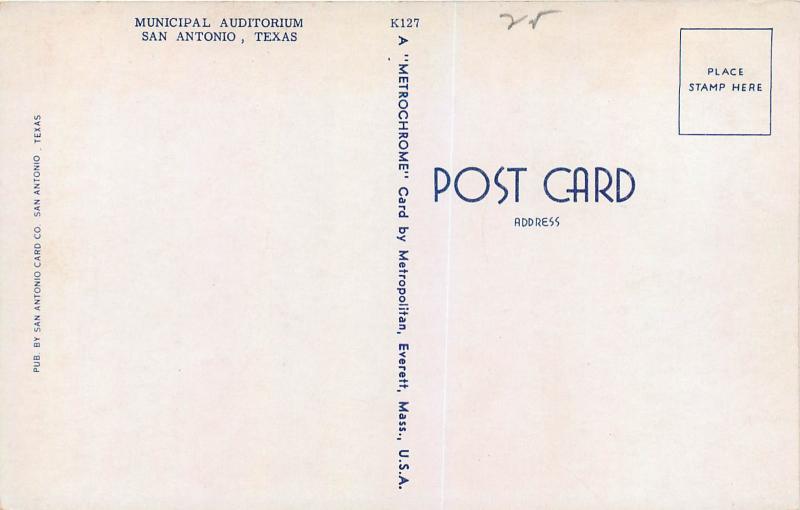 Municipal Auditorium San Antonio Texas