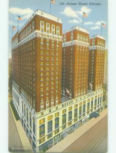 Unused Linen PALMER HOUSE HOTEL Chicago Illinois IL hr8189