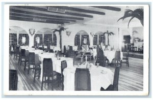 c1940's Dining Room In A Spanish Setting Interior Andover New Jersey NJ Postcard