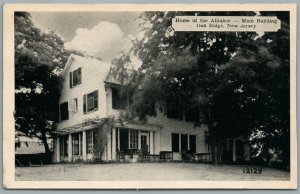 OAK RIDGE NJ HOME OF ALLIANCE ANTIQUE POSTCARD