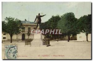 Nantes Old Postcard Place Melinet