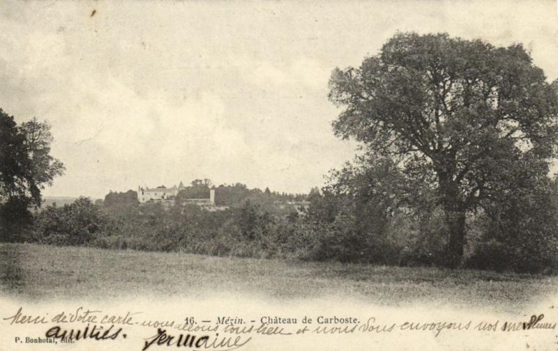 CPA MEZIN Chateau de Carboste Lot et Garonne (89840)
