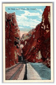 Postcard CO The Royal Gorge Canon City Colorado