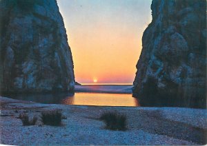 Postcard Spain Mallorca crepusculo torrente de Pareis