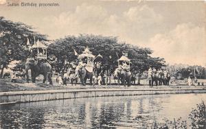 B86622 elephant sultan birthday procession types folklore royalty  singapore