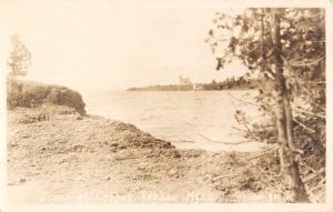 Copper Harbor Michigan Scenic View Real Photo Antique Postcard K103605