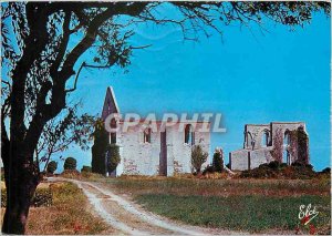 Modern Postcard Ile de Re Char Marit ruins of the ancient Abbey