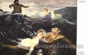 Mermaid Mermaids Unused very light corner wear close to grade 1, yellowing on...