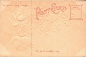 Greetings from Brookfield Minnesota Embossed Floral Postcard