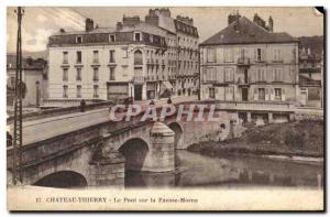 Old Postcard Chateau Thierry The Bridge On The False Marne