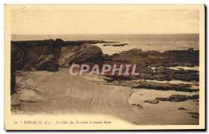 Old Postcard Piriac La Cote has the Peulaire Maree Basse