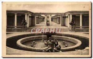 Old Postcard Deauville La Plage Fleurie The Bathers Aytrium