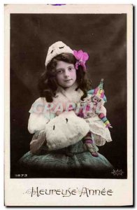 Old Postcard Fun Children Doll