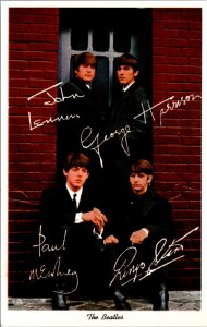 Postcard The Beatles John Lennon, George Harrison, Paul McCartney, Ringo Starr