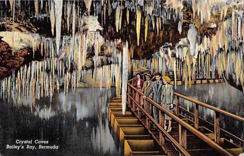 Crystal Caves Bailey's Bay Bermuda Postal used unknown 