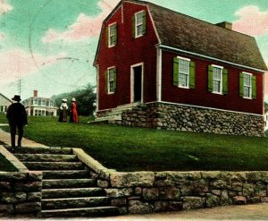 Nathan Hale School New London Connecticut CT 1906 UDB Postcard Raphael Tuck