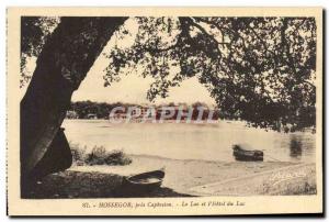 Old Postcard Pres Capbreton Hossegor Lake and Lake & # 39hotel