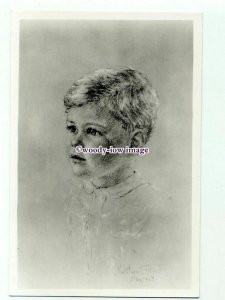 r2162 - Prince Edward drawn as a young boy, Portrait in 1963 - modern postcard