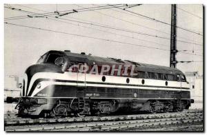 Postcard Modern Train Locomotive Diesel 202